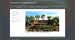 Desktop Screenshot of preserveatblackhammock.com