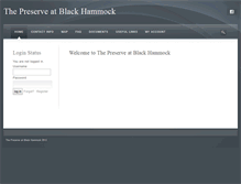 Tablet Screenshot of preserveatblackhammock.com